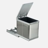 Master Wood Raylı Dolap Içi Çöp Kovası 16 Lt