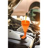 MasterCar Filtreli Turuncu Huni Jenaratör Benzin ve Yağ Dolum Hunisi Oto Yakıt Takviye Hunisi