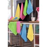 MasterCar Mikrofiber Bez 4'lü Paket Toz ve Temizlik Bezi 40x40 cm - Pembe - Mavi - Standart