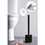 MasterCar Silikon Tuvalet Fırçası | Bükülebilir Pratik Silikon Wc Klozet Fırçası Banyo Seti