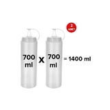 Masterchef Yağdanlık - Sunumluk Çeyizlik Sirkelik Sosluk Sızdırmaz 700ml X 2 Adet