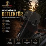 Masterpol Deflektör Füme Model 2 Rüzgar Saptırıcı Siperlik Motor Camı Cam Uzatma