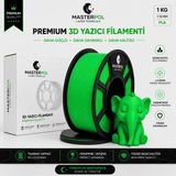 Masterpol Fıstık Yeşili Premium Pla Filament 1 kg 1.75 mm 3D Yazıcılar Için ( Flement Fılement Flament )
