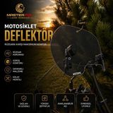 Masterpol Füme Deflektör Model 3 Rüzgar Saptırıcı Siperlik Motor Camı Cam Uzatma