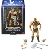 Masters of the Universe Masterverse New Eternia He-Man Aksesuarlı Aksiyon Figürü, 17,78 cm Motu Koleksiyon Hediyesi, 6 Yaş ve Üzeri Hayranlar için