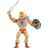 Masters of the Universe Origins Aksiyon Figürü He-Man 1980'ler Motu TV Kahraman Oyuncak, Koşum, Kılıç, Balta ve Kalkan ile Detaylı Tasarım