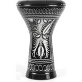 Masterwork Çömlek Darbuka Siyah Renkli Erzincan İşlemeli Perküsyon Alet