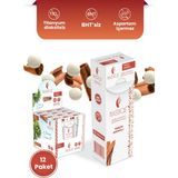 Mastiqe 20 gr x 12 Adet Tarçın Aromalı Şekersiz Damla Sakızlı Sakız, Doğal ve Düşük Kalorili