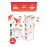 Mastiqe Doğal Karpuz Aromalı Damla Sakızlı Şekersiz Sakız 20 Grx12 Adet