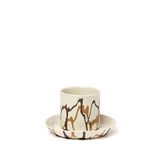 Masuma Ceramics Emperador Porselen Espresso Fincanı Ve Tabağı