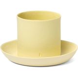 Masuma Ceramics Lemon Porselen Espresso Fincanı Ve Tabağı - Sarı