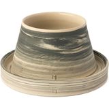 Masuma Ceramics Midnight Koyu Indigo Stoneware Espresso Fincanı ve Tabağı