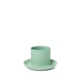 Masuma Ceramics Mint Porselen Espresso Fincanı Ve Tabağı - Yeşil