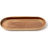 Masuma Ceramics Mocha Kahverengi Stoneware Kayık Servis Tabağı 13 cm - Standart