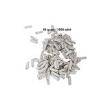 Mat Beyaz 15 X 5 Mm Dantel Oya Yazma Halhal Abiye Lazer Kesim Pul 1000 Adet / 40 Gram