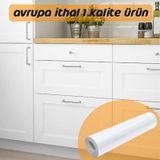 Mat Beyaz Folyo Yapışkanlı Dolap Mobilya Kaplama Folyosu (314429691)