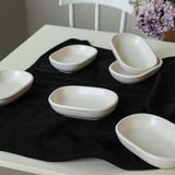 Mat Beyaz Noyan Çerezlik 11 cm 6 Adet 022 - standart