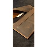 MAT DERİ Macbook Çanta Taba Hakiki Deri El Yapımı Macbook M1 M2 M3 M4 Kılıf - Macbook 16" Pro