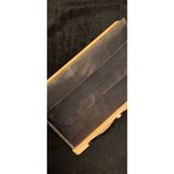 MAT DERİ Macbook Kılıfı Gri Hakiki Deri El Dikişli Macbook Air / Pro Uyumlu Macbook Çanta - 13.3" 13.6" Macbook Air