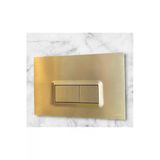Mat Gold Gömme Rezervuar Mat Gold Taharet Musluğu Ve Buton Komple Set Mat Altın Dore Panel