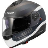 Mat Gri Ls2 Strobe 2 Victory Çene Açılır Motosiklet Kaskı XL Beden ile Konforlu Kullanım