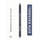 Mat Kalıcı Göz Kalemi (Mavi) - Extreme Tattoo Gel Pencil - 004 Intense Blue - 8682536028868