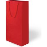 Mat Kırmızı Karton Çanta 12X35X8 cm 25 Adet