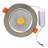Mat Krom Sıva Altı Spot Led Armatür 10W Beyaz ışık | Sıva Altı Montaj, Şeffaf Tasarım, Kare Form, 10W Toplam Güç, Gün Işığı Rengi