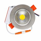 Mat Krom Sıva Altı Spot Led Armatür 5W Beyaz Işık | Sıva Altı Montaj, Şeffaf Tasarım, Kare Form, 10W Toplam Güç, Gün Işığı Rengi