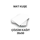 Mat Kuşe Gramajlı Kağıt 35X50 Cm 200 Gr - 50 Adet