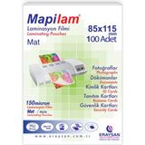 Mat Laminasyon Filmi, 85X115, 150 Mikron, Büyük Kimlik, 100 Adet - Seçenek 1 - Cappuccino