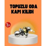 Mat Renk Topuzlu Kapı Kilidi – Giriş Tipi - Renkli