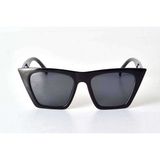 Mat Siyah Çerçeveli Unisex Güneş Gözlüğü - Moda Gözlük - #