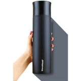 Mat Siyah Çift Katmanlı Paslanmaz Çelik Termos Bardak 750 ml Kahve ve Çay Termosu