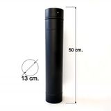 Mat Siyah Emaye Soba Borusu 50 Cm 1.Kalite