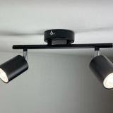 MAT SİYAH İKİLİ LED SPOT LED APLİK LED AVİZE GÜNIŞIĞI AMPULLÜ LED DUVAR APLİK MYL0029472