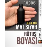 Mat Siyah Rötuş Boyası 20ml - Ral9005
