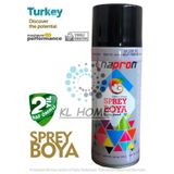 Mat Sıyah Sprey Boya 400Ml Uygun Buyuk Boy -2Yıl Raf Omru