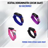 Mat Teknoloji Dijital Dokunmatik Çocuk Saati - Pembe