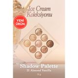 Mat ve Işıltılı Renk Seçenekleri Sunan Far Paleti Dasıque Shadow Palette (#21 Almond Vanilla)