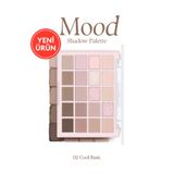 Mat ve Işıltılı Tonlardan Oluşan 20 Renkli Far Paleti Dasıque Mood Shadow Palette (02 Cool Basic)
