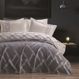 Mata Çeyiz Bella Home 7 Parça Nisan Çift Kişilik Pike Yatak Örtüsü Gelin Seti %100 Organik Pamuk - Yeni Renkler - Antrasit - 240 x 260 cm