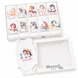Mataji 0-12 Ay Unisex 12'li Aylık Bebek Body Seti Zıbın Yenidoğan Bebek Hediye Beyaz 0-1 Yaş