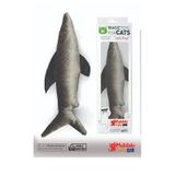 Matatabi Cats 28 cm Fiso Köpek Balığı Şeklinde Matatabili Çıngıraklı Peluş Kedi Oyuncağı
