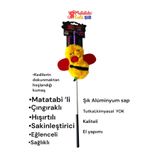 Matatabi Cats Arı Alüminyum Saplı Kedi Oltası (Matatabili, Hışırtılı, Çıngıraklı)