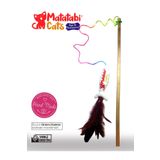 Matatabi Cats Jr. Fish Kedi Oltası Ahşap Saplı Sesli Kumaş Kedi Oyuncağı