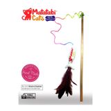 Matatabi Cats Jr. Fish Kedi Oltası Ahşap Saplı, Sesli, Matatabili Kedi Oyuncağı