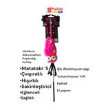 Matatabi Cats Kalamar Alüminyum Saplı Kedi Oltası (Matatabili, Hışırtılı, Çıngıraklı)