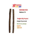 Matatabi Cats Matatabi Stick Medium Doğal Kedi Çiğneme Çubuğu, Kedi Oyuncağı 2'li Kedi Otu/nanesi Değildir cok-renkli