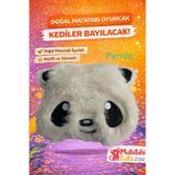 Matatabi Cats Panda Peluş Kedi Oyuncağı (Matatabili, Dayanıklı)